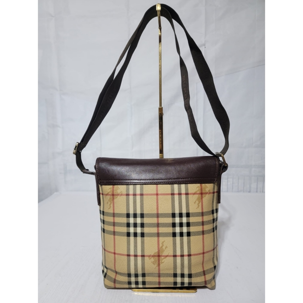 Burberry Haymarket Check Flap Crossbody Bag - Picture 3 of 14